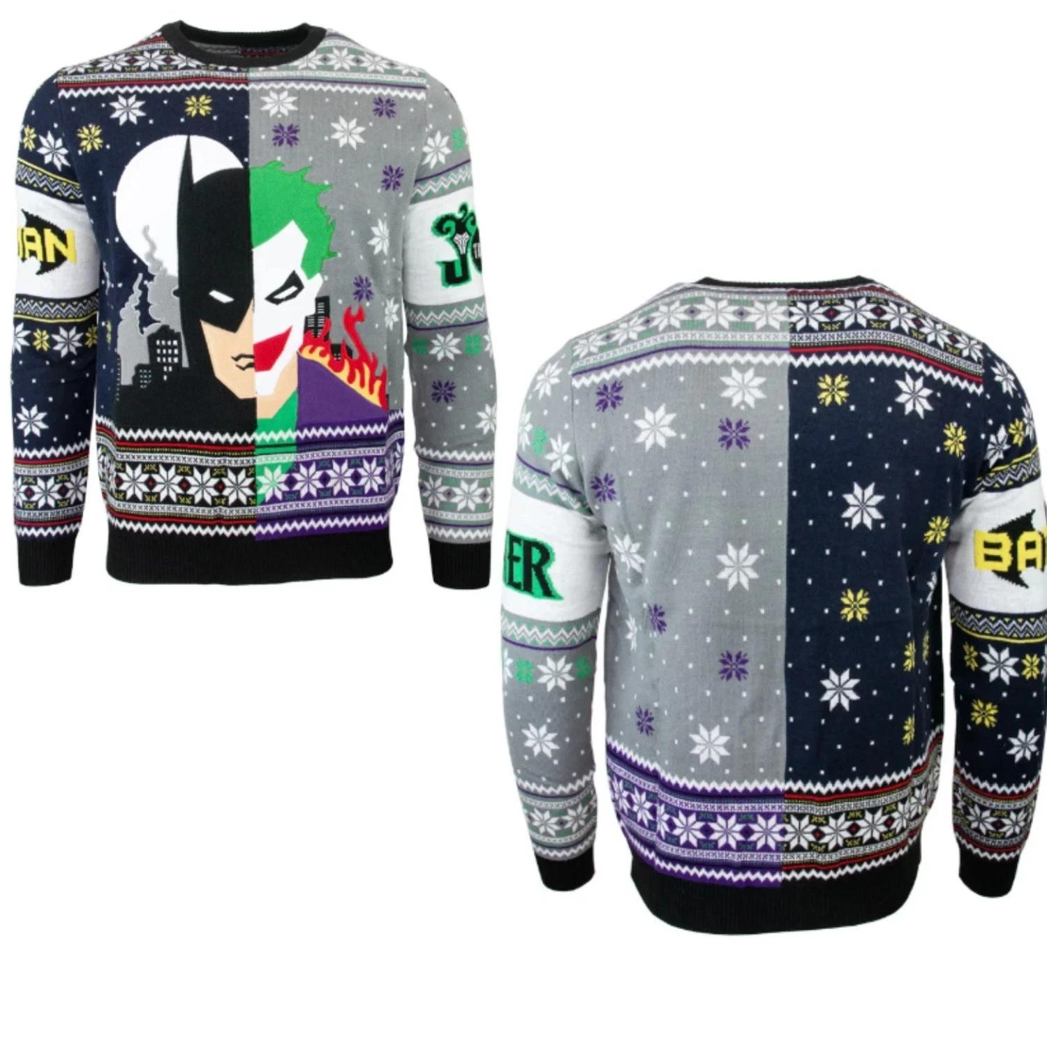 Batman vs Joker Christmas Jumper Ugly Christmas Sweater