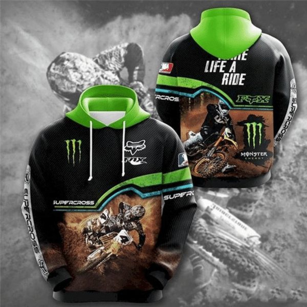 Fox Racing X Monter Energy 1 3d Hoodie 210