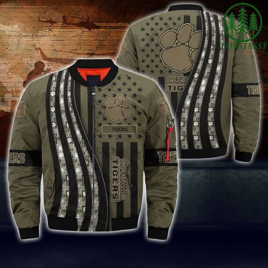 Clemson Tigers Bomber Jacket V7