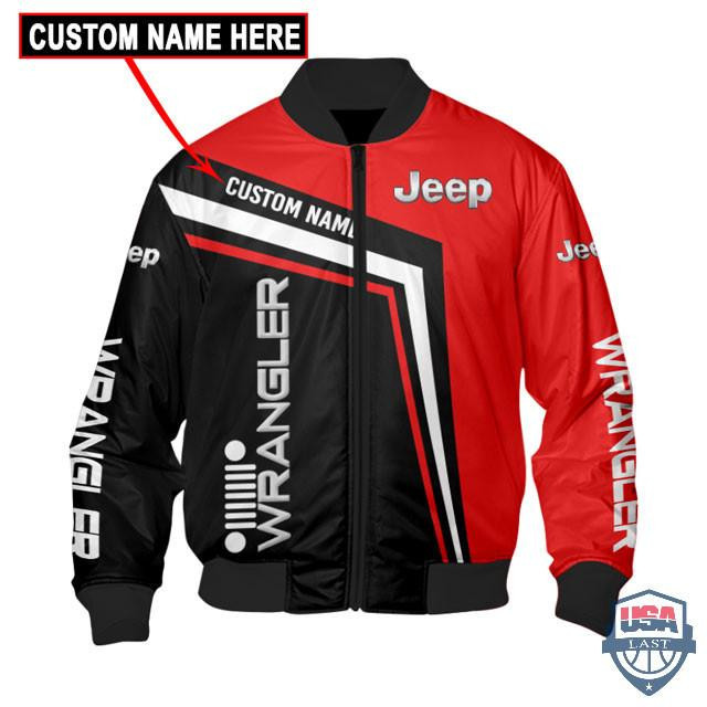 Jeep Wrangler Custom Name Bomber Jacket