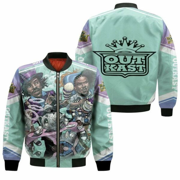 Outkast In Wonderland Graffiti Bomber Jacket 99