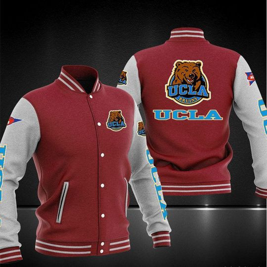 UCLA Bruins Red Baseball Jacket