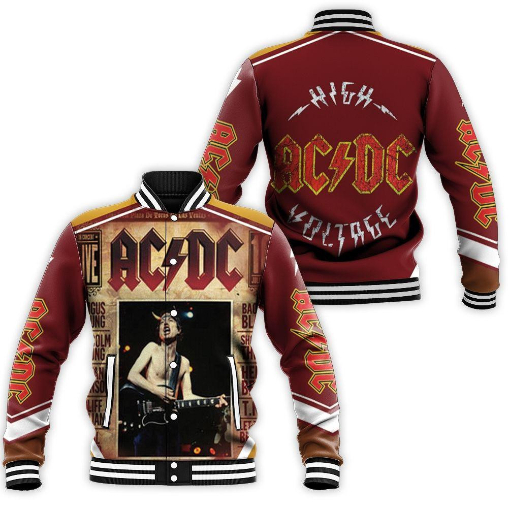 Acdc Music Band, Acdc No Bull Gift Lover Baseball Jacket