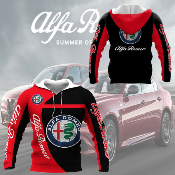 Alfa Romeo Shirt 191, 3d Hoodie Zip Hoodie 386
