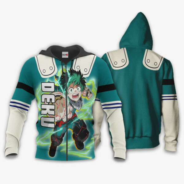 Izuku Midoriya Anime My Hero Academia 2k26 Cartoon Graphic Outfits Aop 3d Hoodie Zip Hoodie 842