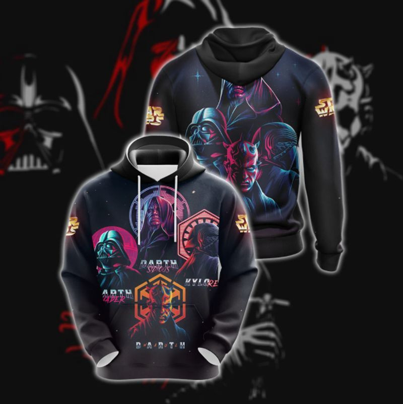 Star Wars Villains Over Print 3d Hoodie Zip Hoodie