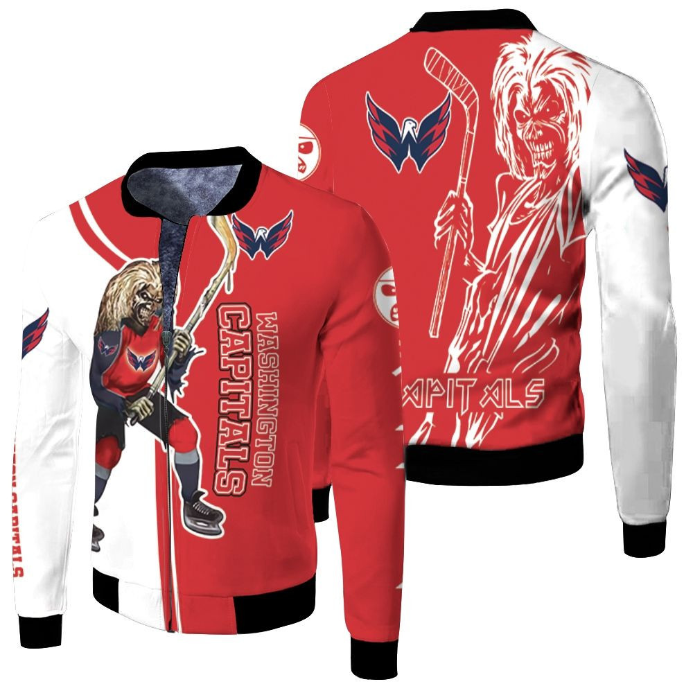 Washington Capitals Zombie For Fans Bomber Jacket