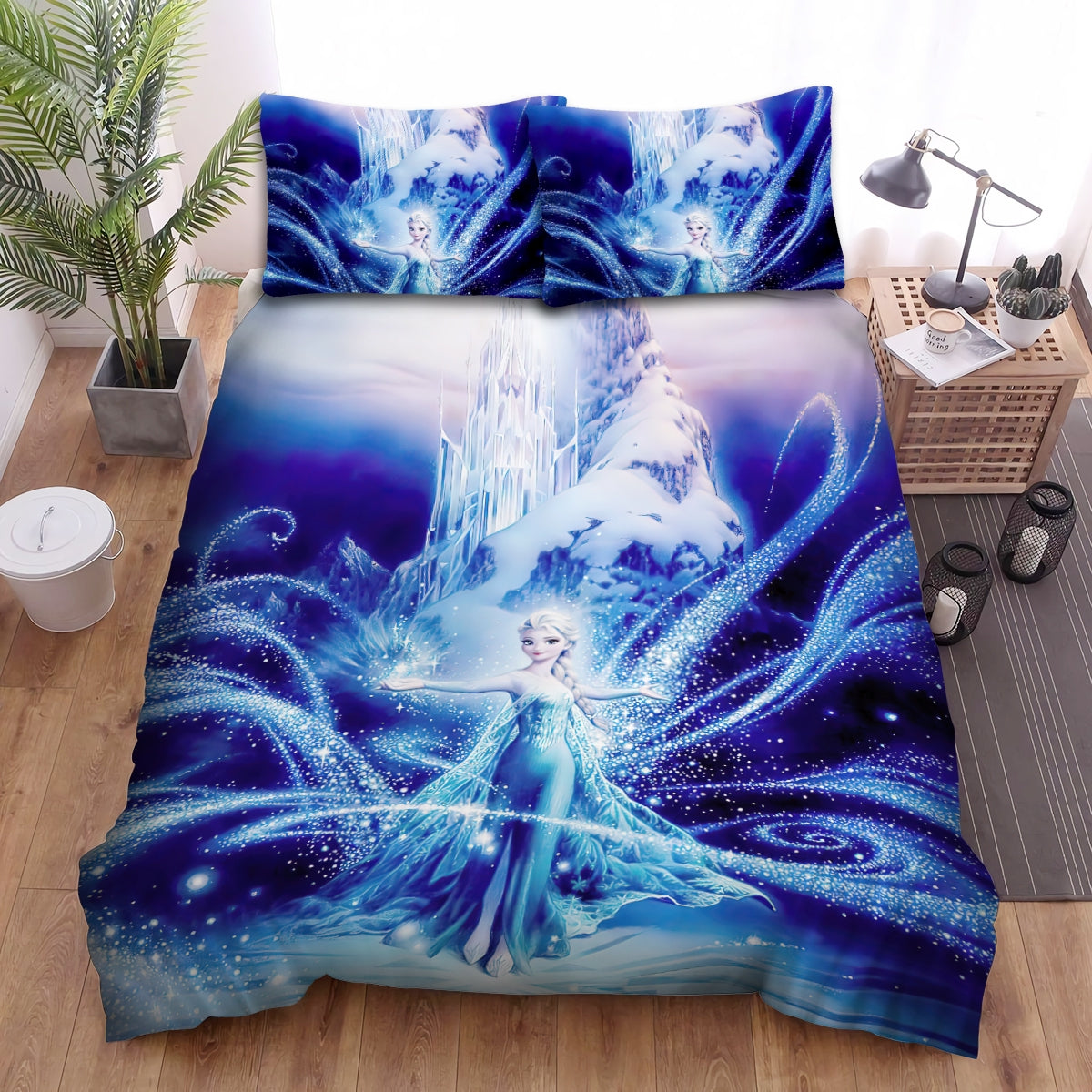 Frozen Bedding Set DN Frozen Elsa Dancing Outside Her Ice Castle Duvet Covers