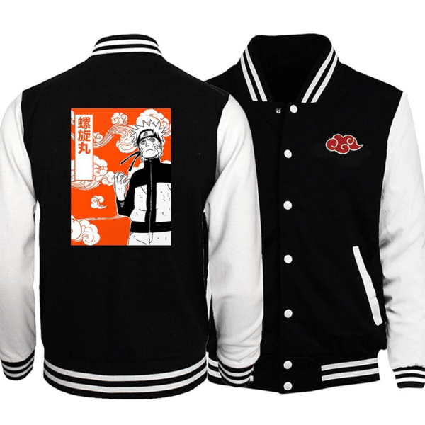 Naruto Rasengan Warm Naruto Anime Baseball Jacket 225