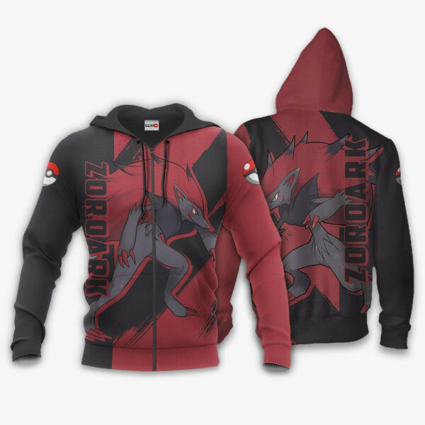 Zoroark Anime Pokemon 1k959   Cartoon Graphic Outfits Aop 3d Hoodie Zip Hoodie 1947