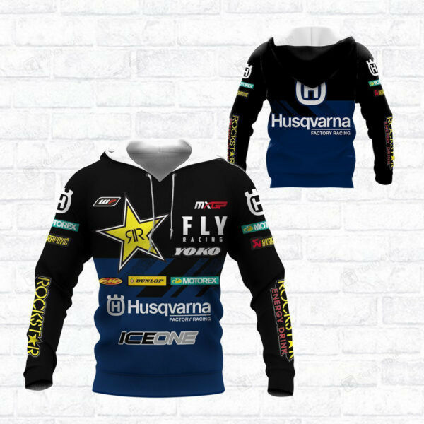 Husqvarna Racing Shirt 538, 3d Hoodie Zip Hoodie 548