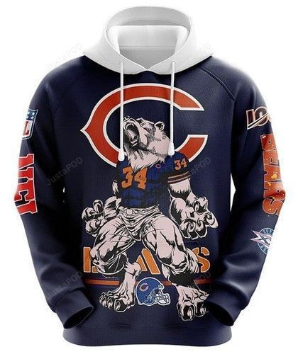 Chicago Bears Fan 3D All Over Print Hoodie & Zip Hoodie