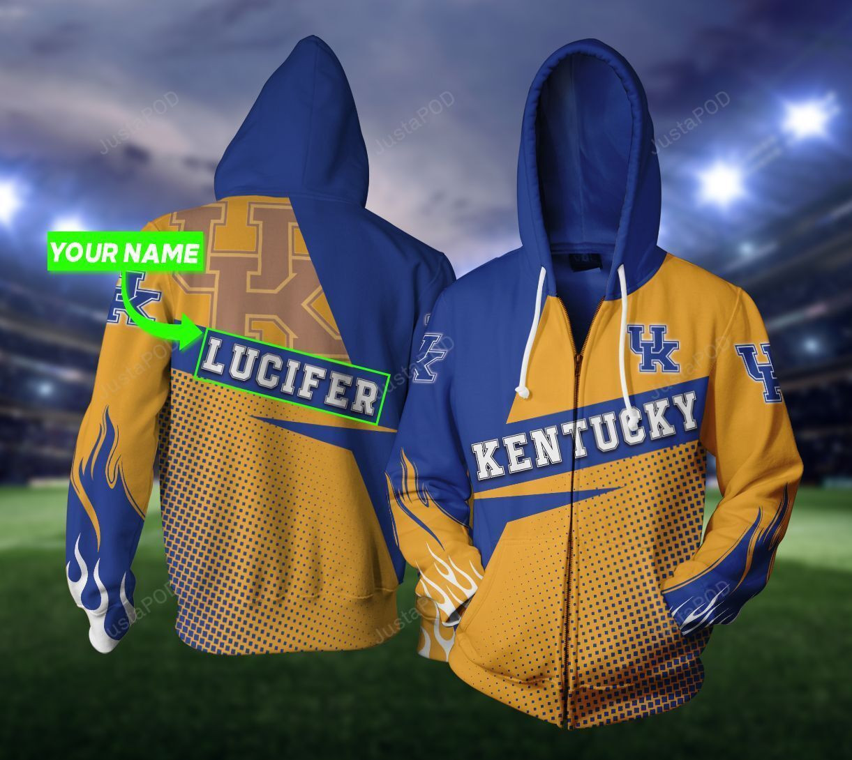 Personalized Kentucky Wildcats 3D All Over Print Hoodie & Zip Hoodie