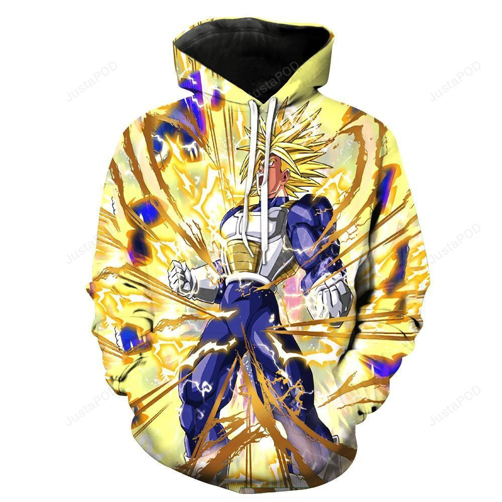 Super Saiyan Vegeta V2 Dragon Ball Z 3D All Over Print Hoodie & Zip Hoodie