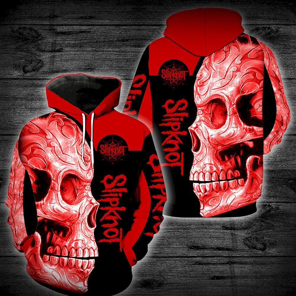 Slipknot Band Skull Full 3D All Over Print Hoodie & Zip Hoodie