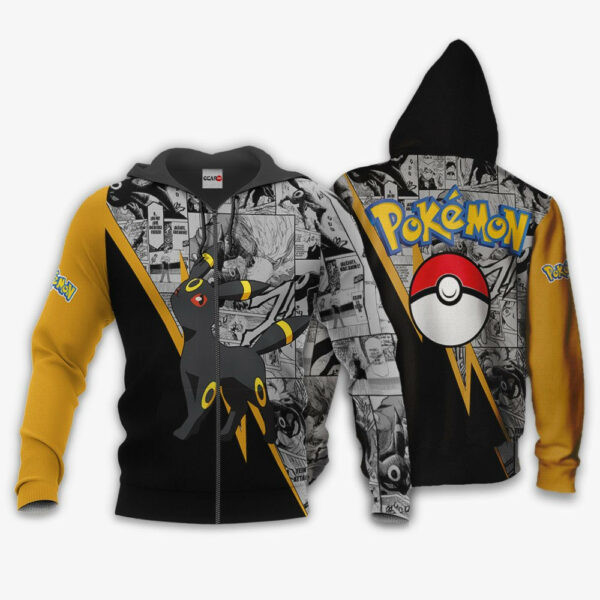 Umbreon Anime Pokemon 1k957 Cartoon Graphic Outfits Aop 3d Hoodie Zip Hoodie 2026