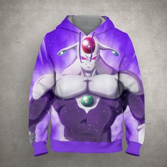 Maijin Buu Cartoon Dragon Ball Over Print 3d Hoodie Zip Hoodie