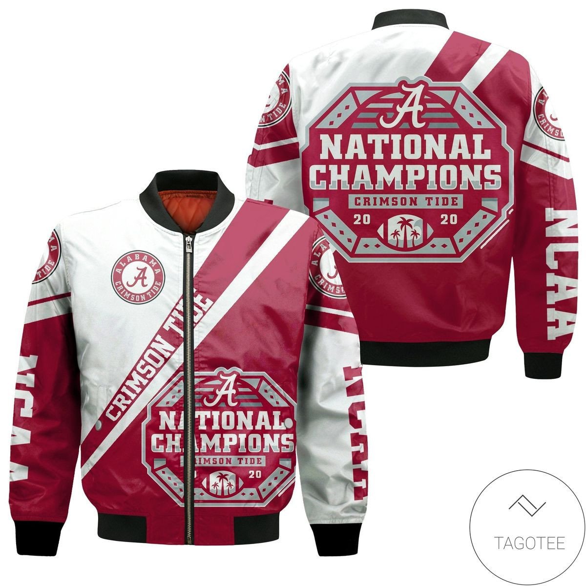 Alabama Crimson Tide Bomber Jacket V12