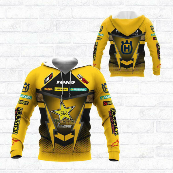 Husqvarna Racing Shirt 539, 3d Hoodie Zip Hoodie 1306