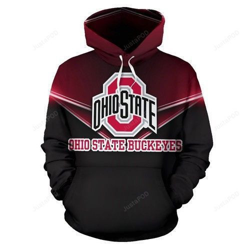 Ohio State Buckeyes Ncaa 3D All Over Print Hoodie & Zip Hoodie