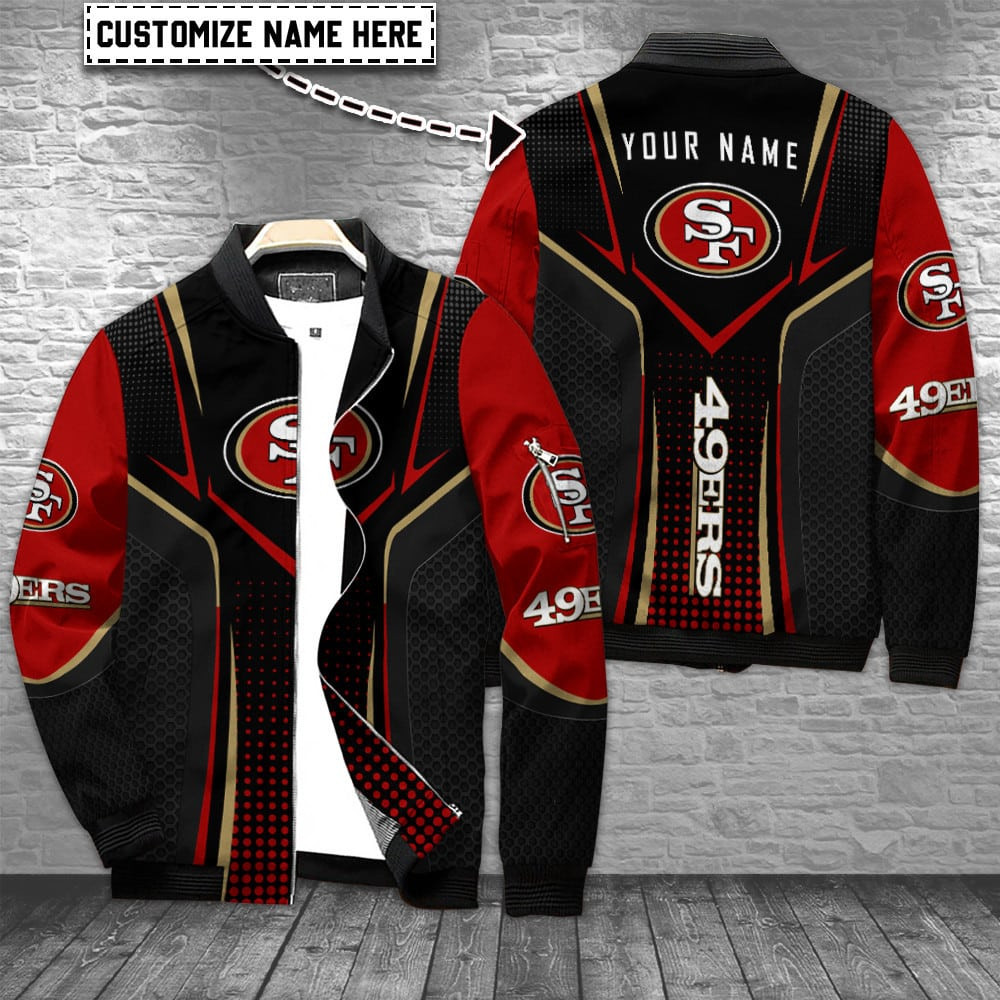 San Francisco 49ers Personalized Bomber Jacket BG781
