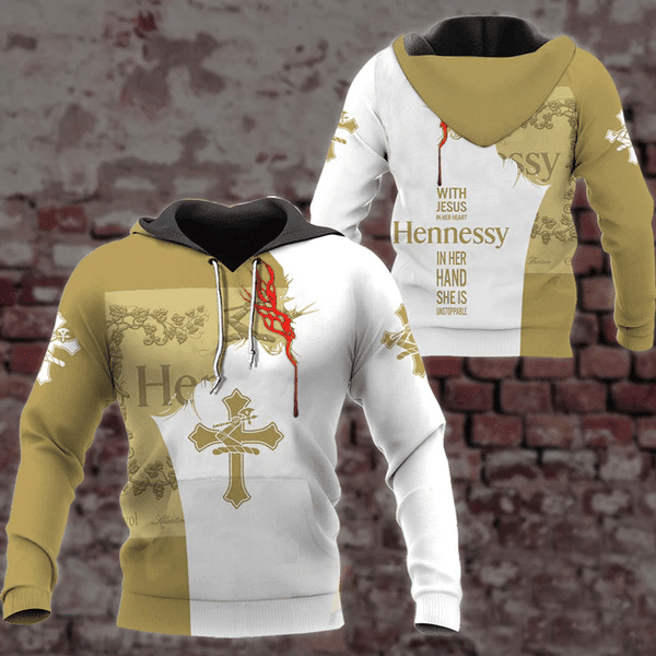 Hennessy Fan Gift, Hennessy Aop Hoodie 1759
