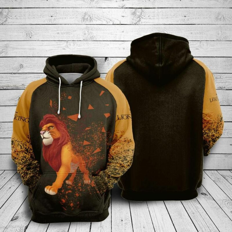 The Lion King Movies The Over Print 3d Hoodie Zip Hoodie