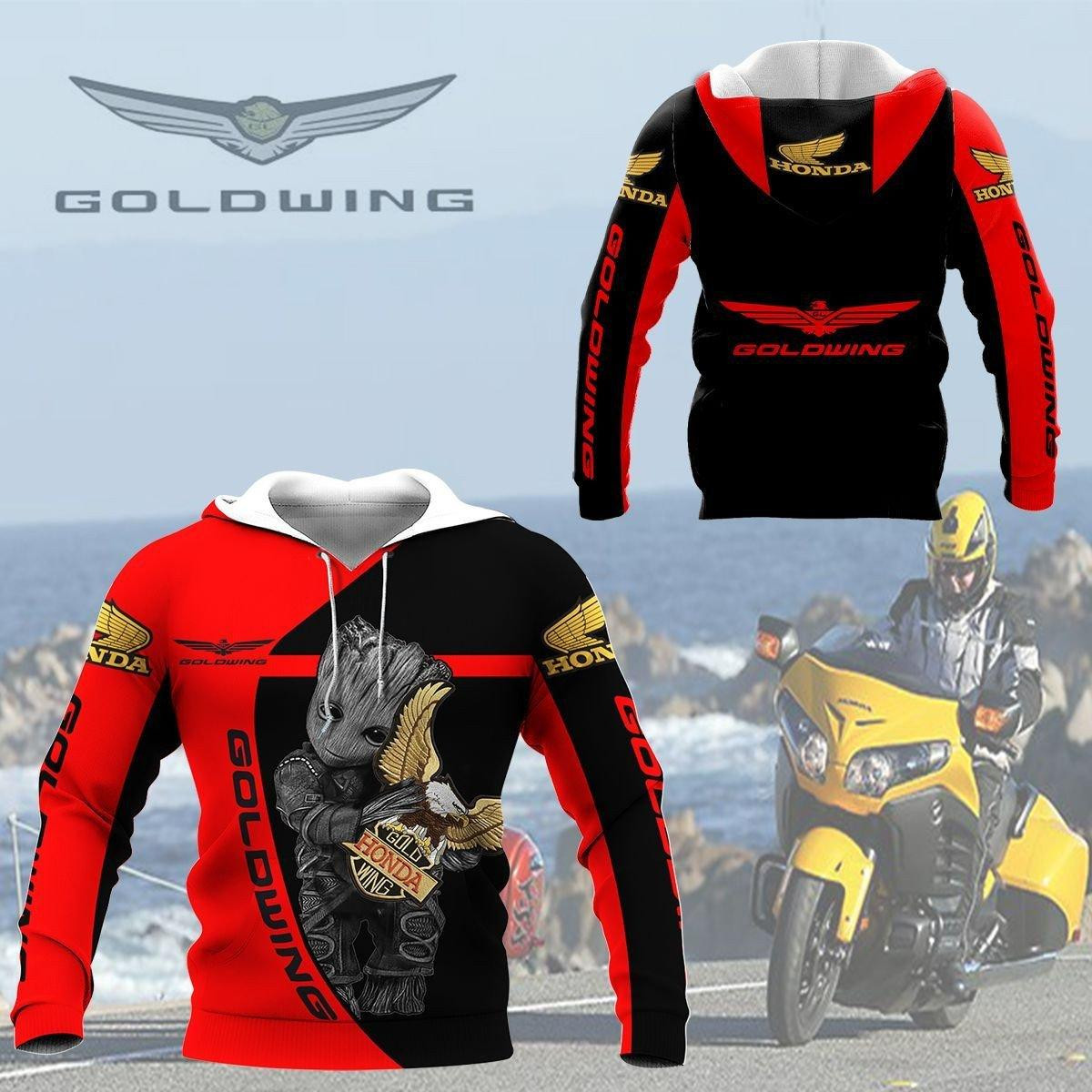 Honda Gold Wing Shirt 195, 3d Hoodie Zip Hoodie