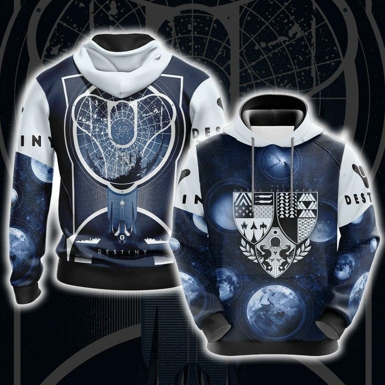 Destiny New Collection Unisex 3D All Over Print Hoodie & Zip Hoodie