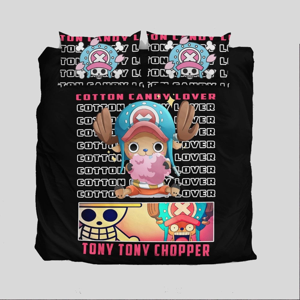 One Piece Bedding Set Cotton Candy Lover Tony Tony Chopper Graphic Duvet Covers