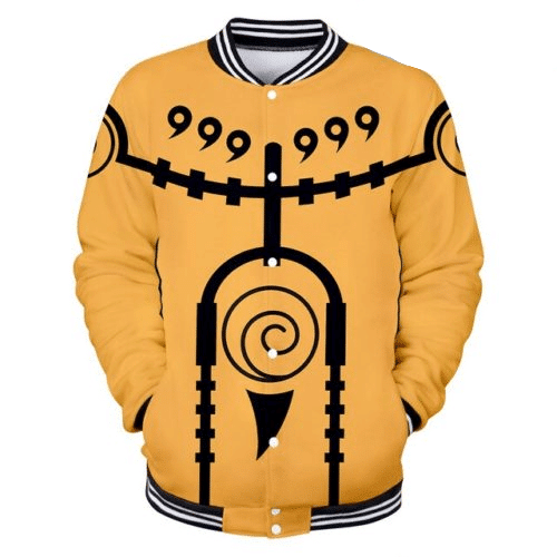 Nine Tailed Chakra Mode Baseball Jacket 329