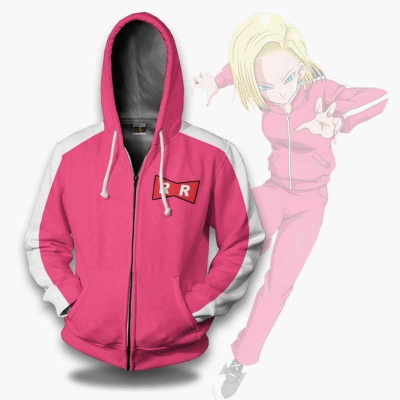 Android 18 Unisex Casual 3D All Over Print Hoodie & Zip Hoodie
