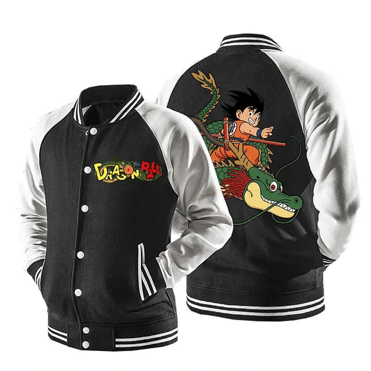 Dragon Ball Goku Riding Super Shenron Baseball Jacket 258