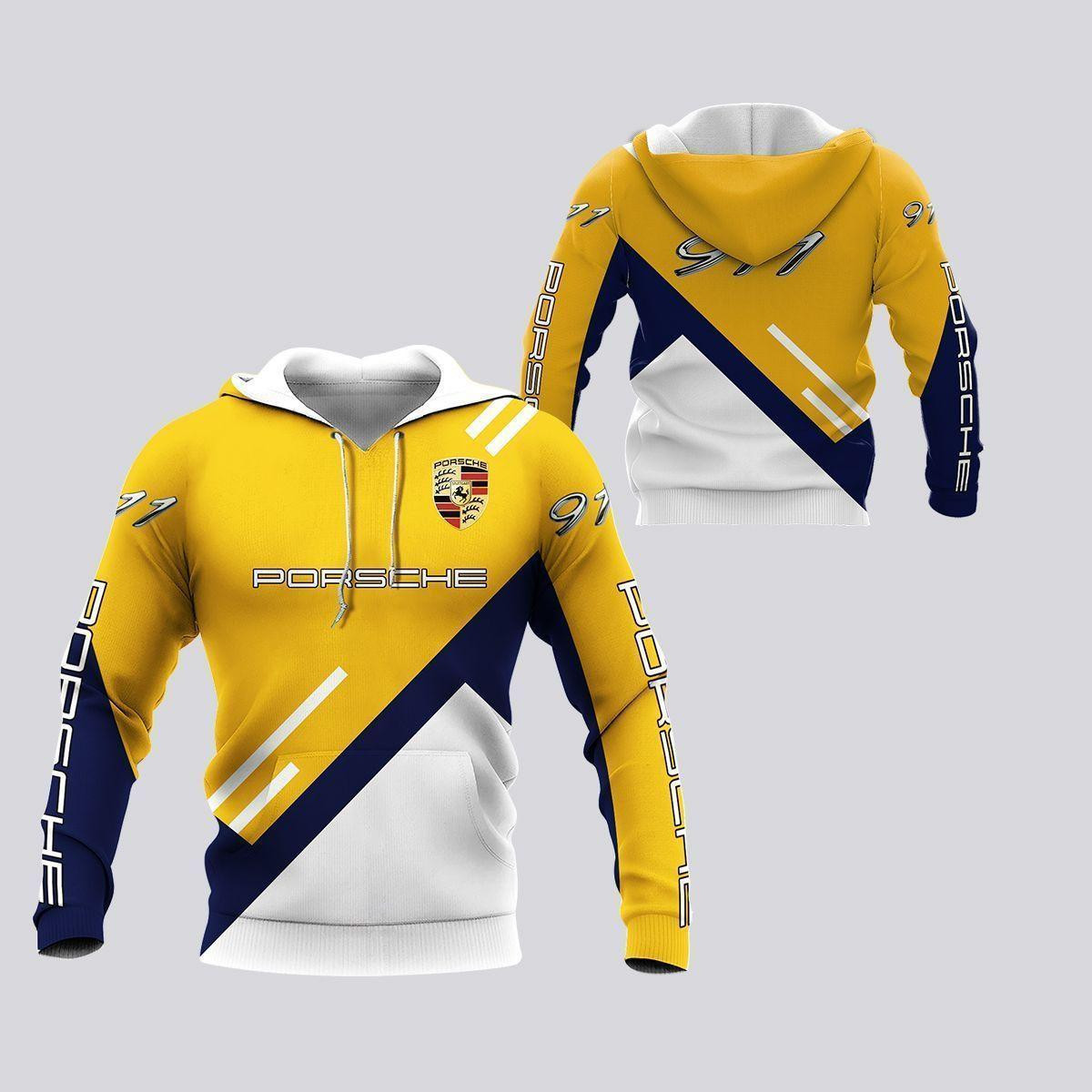 Porsche Shirt 1016, 3d Hoodie Zip Hoodie