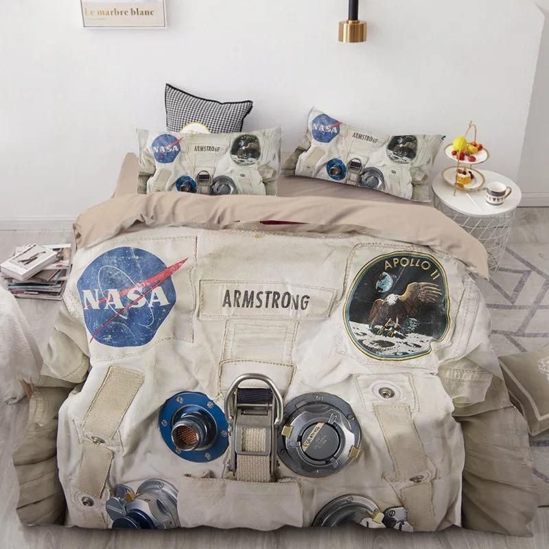 NASA Bedding Set NASA Space Astronaut Suit Cosplay Duvet Covers