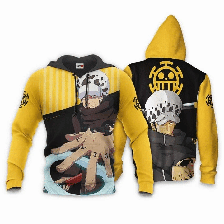 Trafalgar D Water Law One Piece  3d Hoodie Zip Hoodie