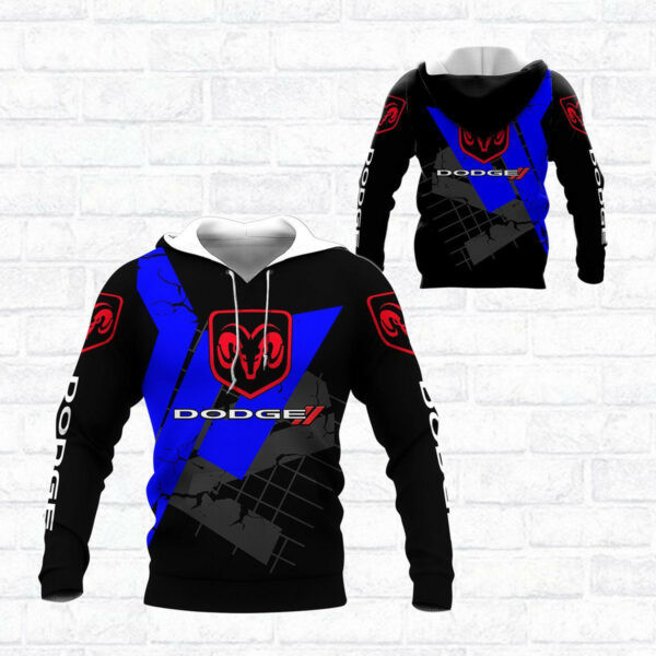 Dodge Shirt 665, 3d Hoodie Zip Hoodie 680
