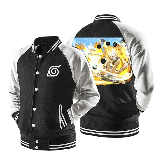 Naruto Konoha 1 Baseball Jacket 480