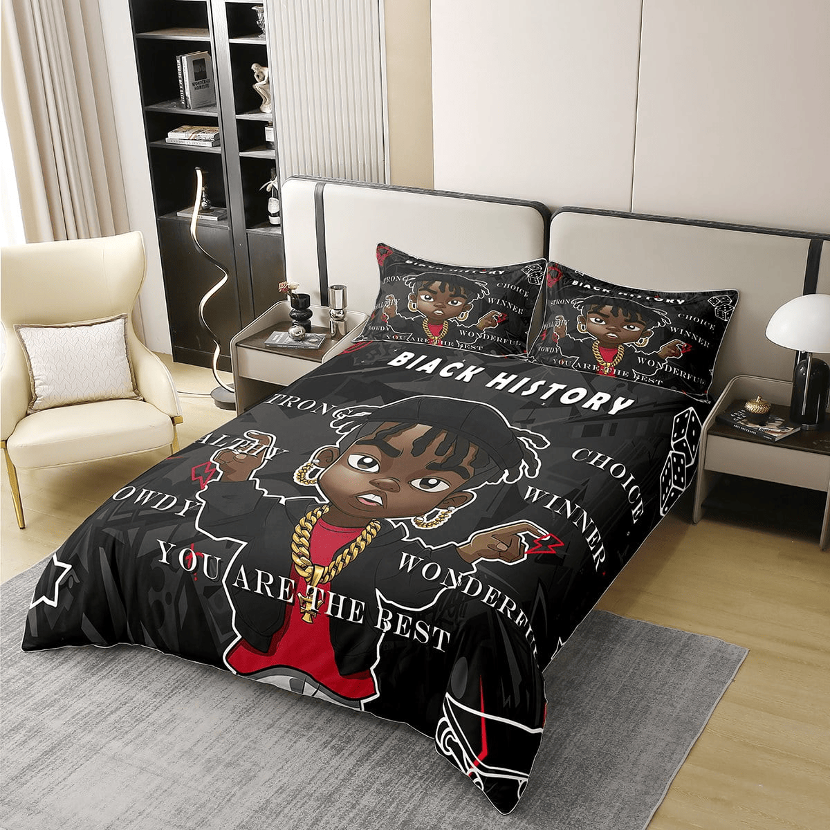 Africa Americans Bedding Set You Are The Best Wonderful Duvet Covers