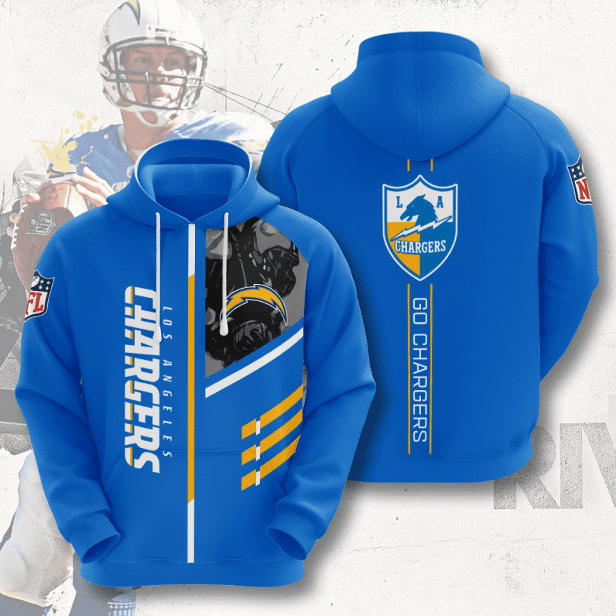 Los Angeles Chargers American Football 3D All Over Print Hoodie & Zip Hoodie