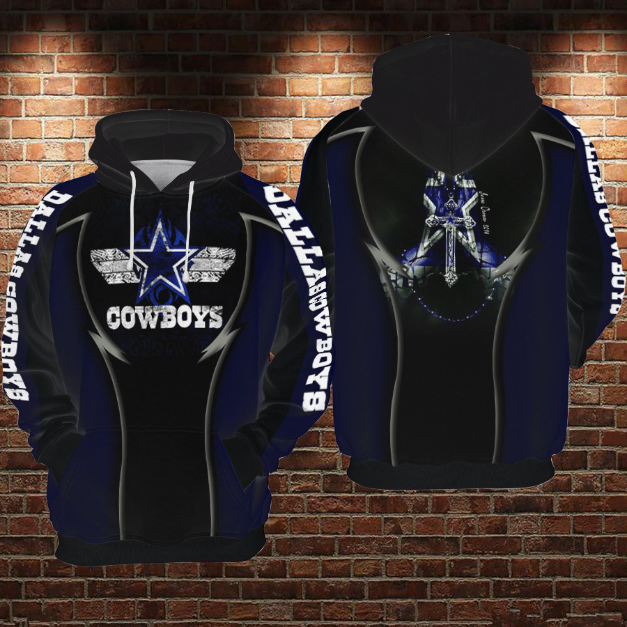 Cowboys 3D All Over Print Hoodie & Zip Hoodie