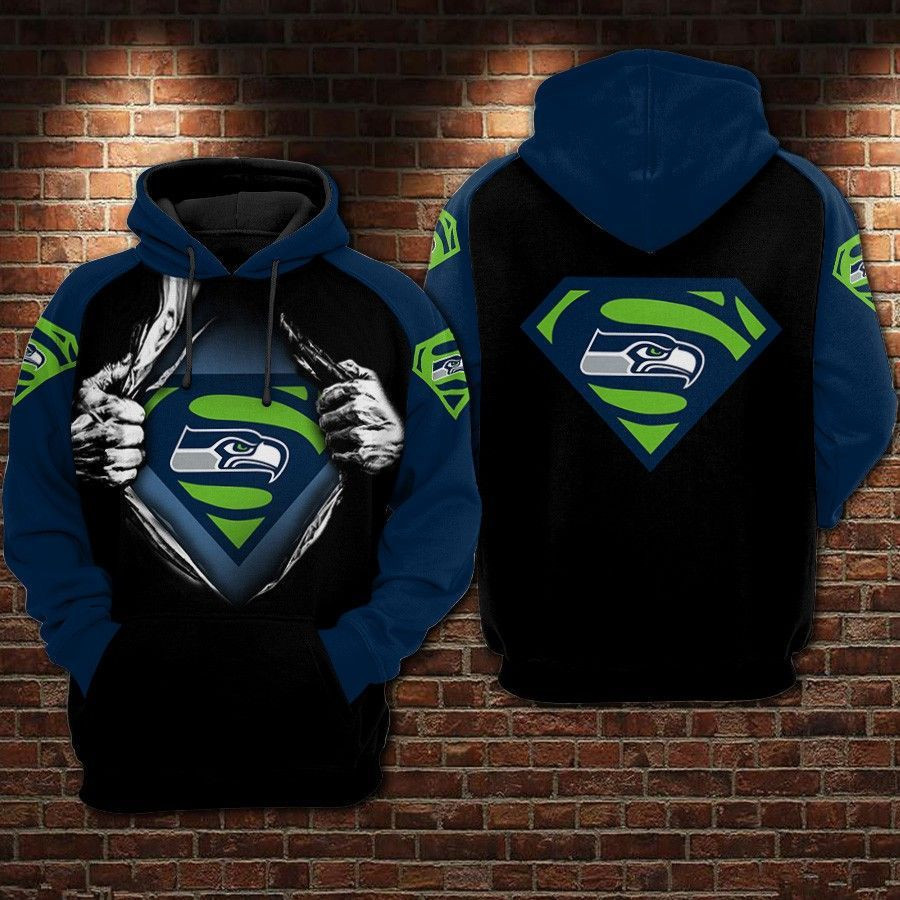 Seattle Seahawks 3D All Over Print Hoodie & Zip Hoodie