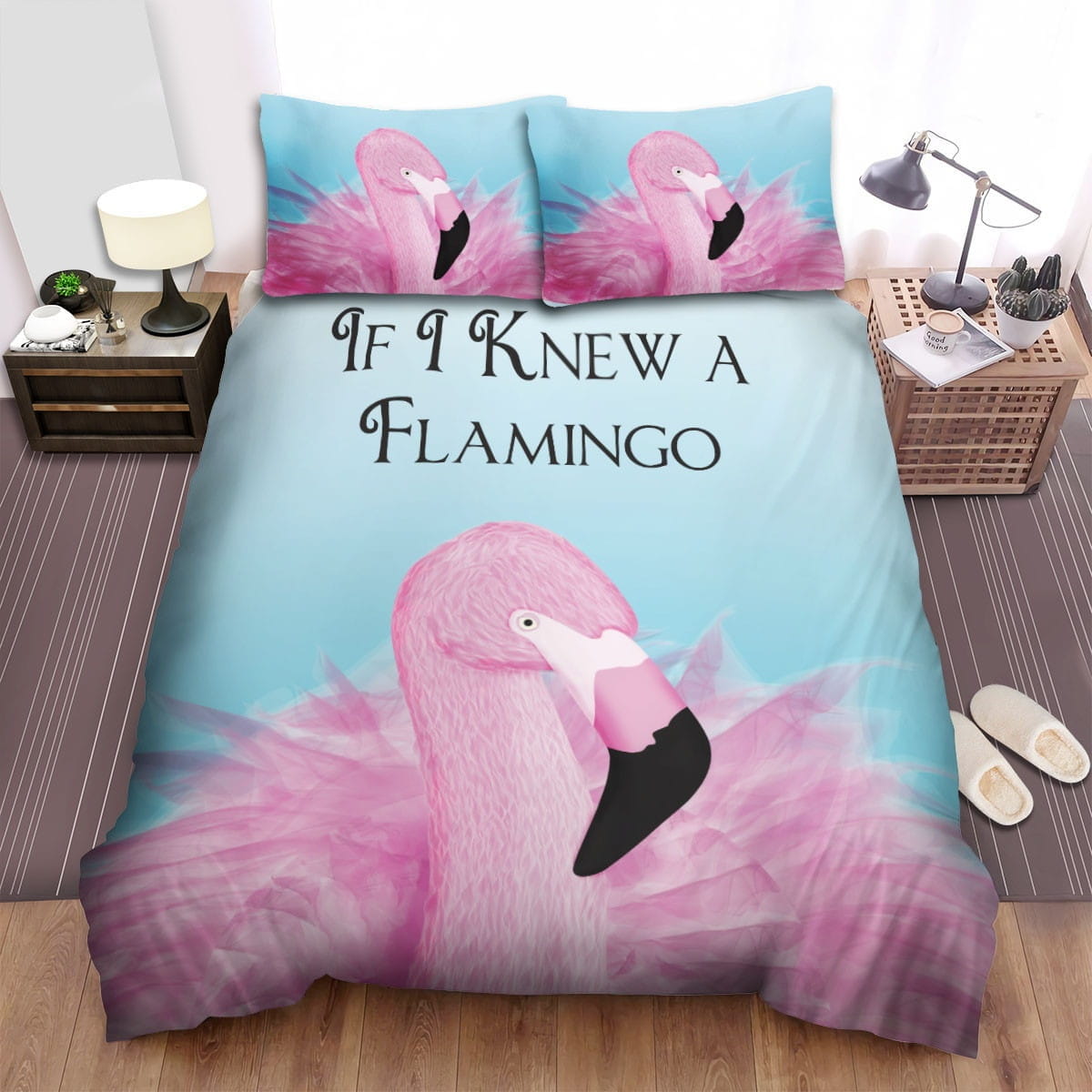 Flamingo Bedding Set If I Knew A Flamingo Duvet Covers Pink