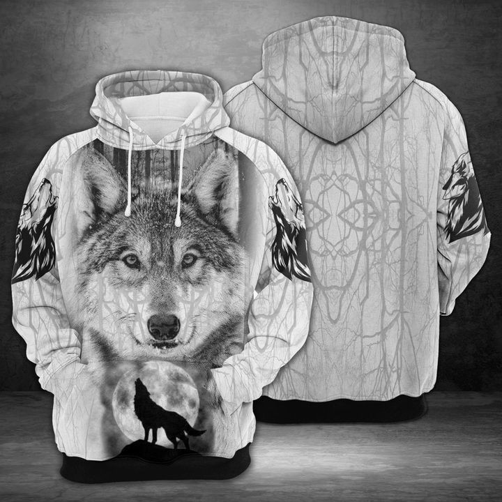 Wolf 3D All Over Print Hoodie & Zip Hoodie