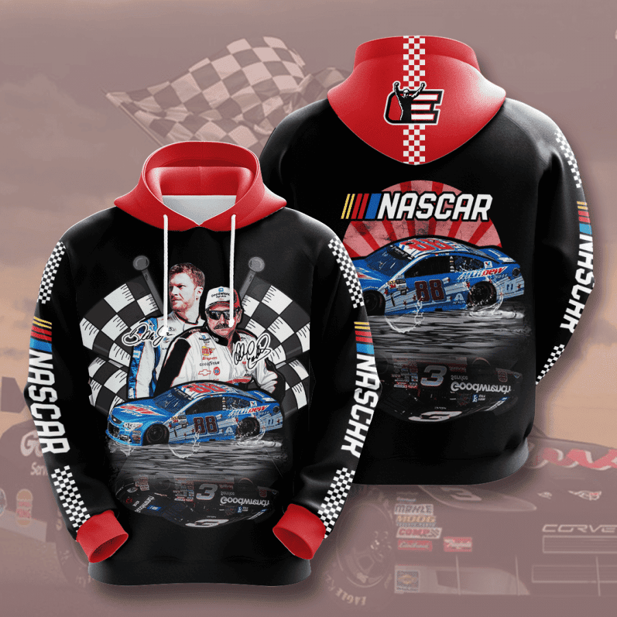 Dale Earnhardt 3D All Over Print Hoodie & Zip Hoodie