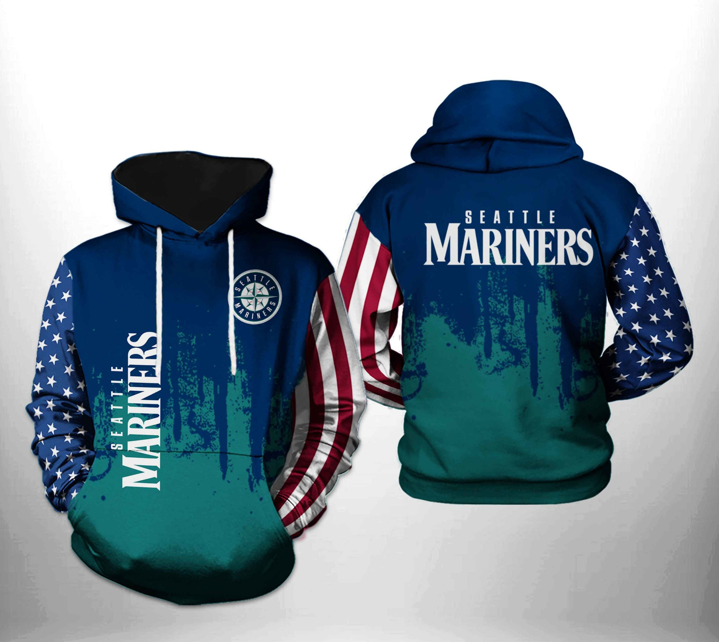 Seattle Mariners MLB Team US 3D All Over Print Hoodie & Zip Hoodie