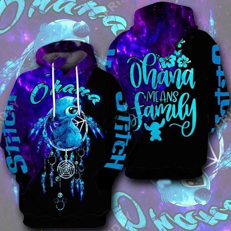 Lilo And Stitch Cute Lover 3d Hoodie Zip Hoodie 1121