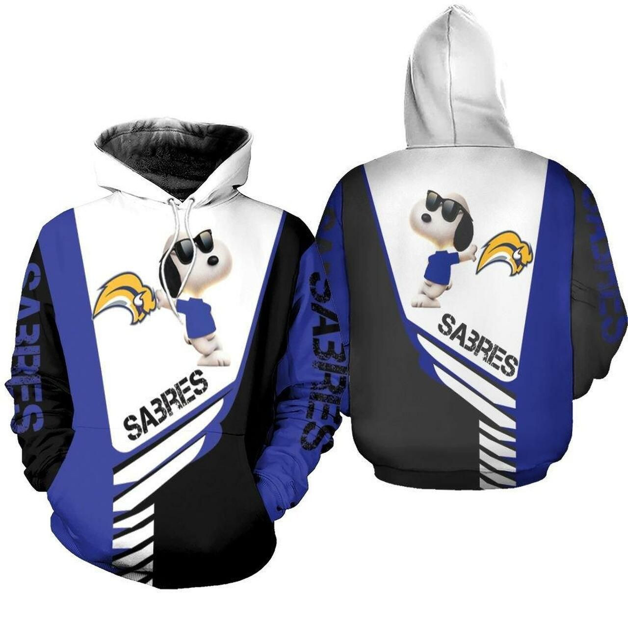 Buffalo Sabres Snoopy For Lover 3D All Over Print Hoodie & Zip Hoodie