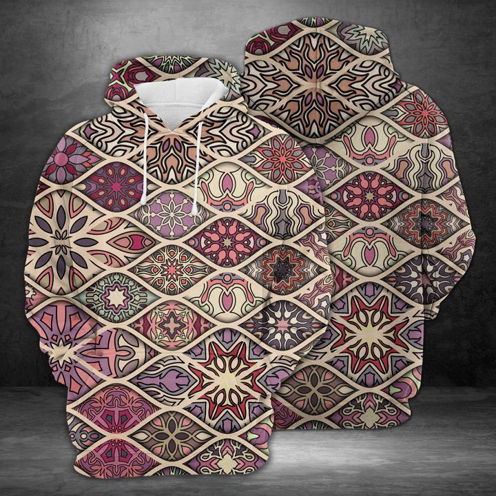 Beautiful Mandal 3D All Over Print Hoodie & Zip Hoodie