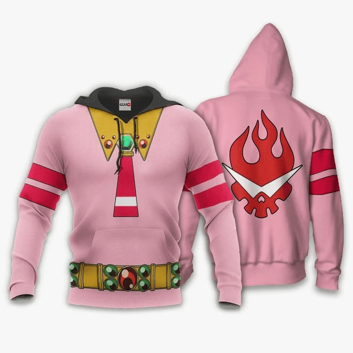 Gurren Lagann Nia Tepperin 3d Hoodie Zip Hoodie